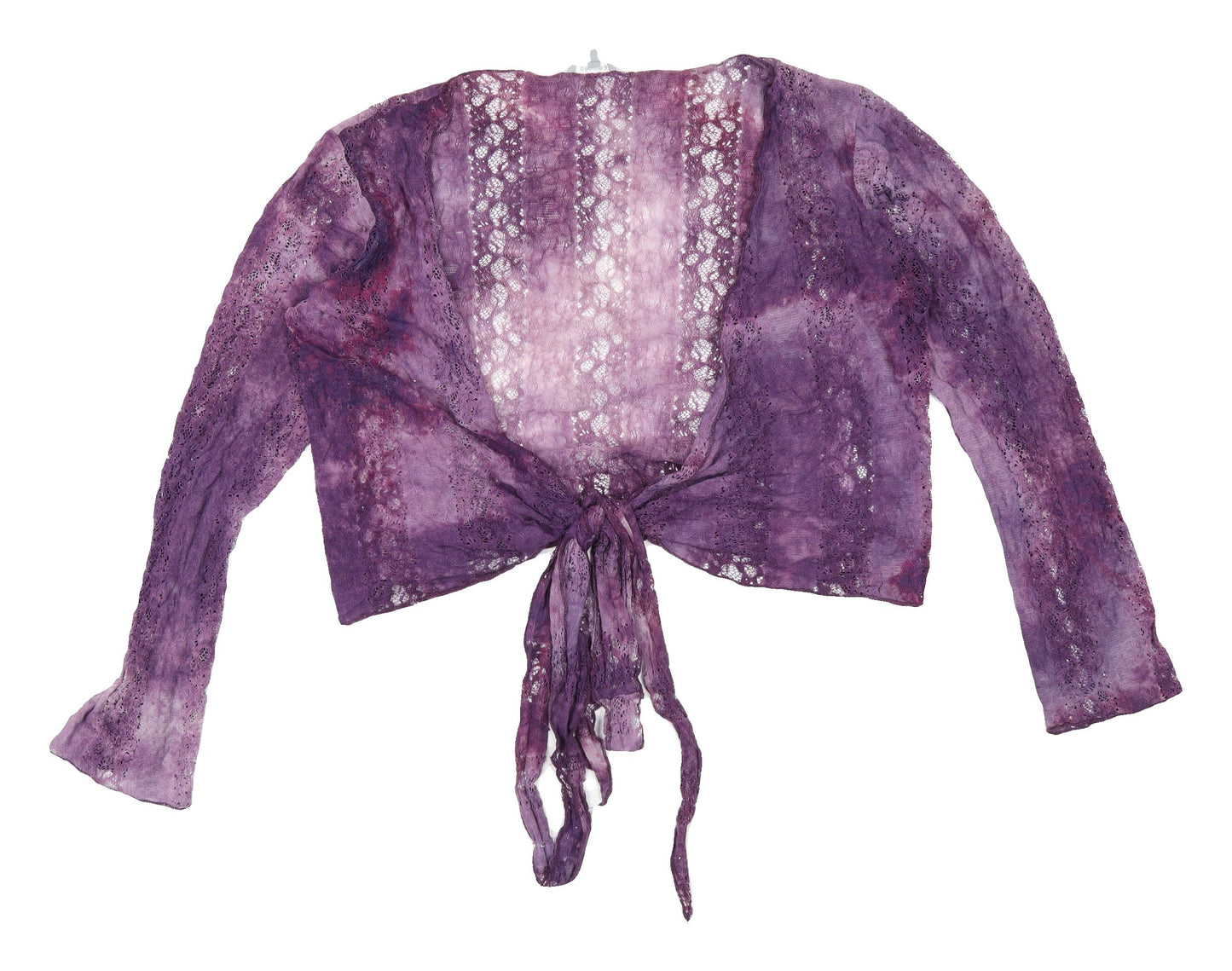 Per Una Women's Purple Lace Shrug, Size 16, Casual Elegance