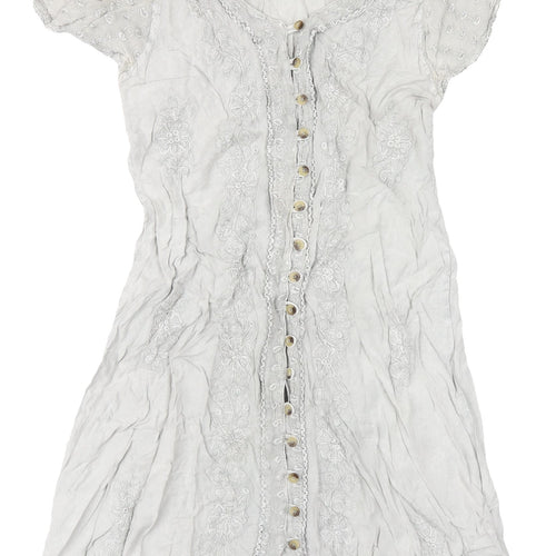 Joe Browns Ivory Viscose Shift Dress for Women