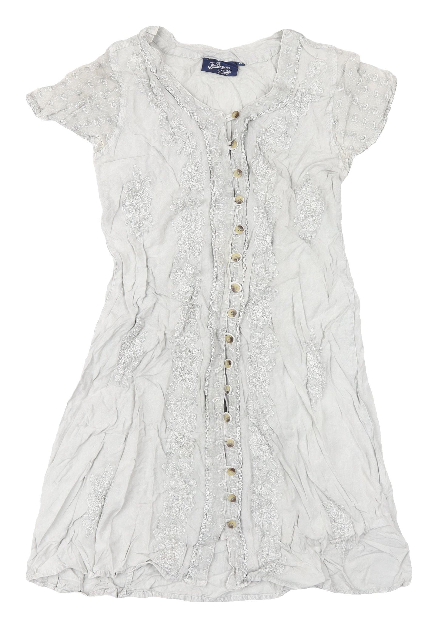 Joe Browns Ivory Viscose Shift Dress for Women