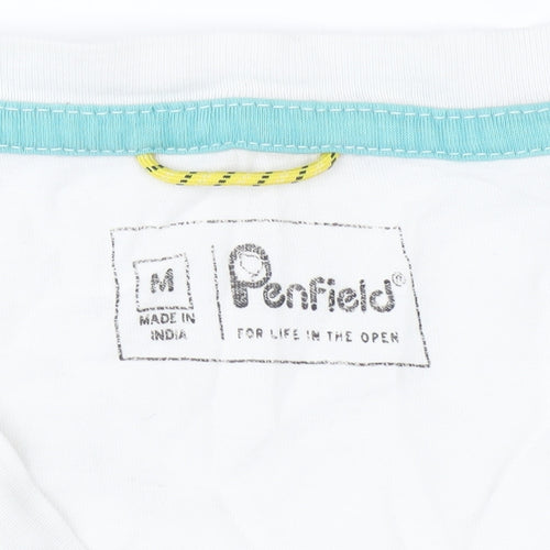 Penfield Men’s White Aztec Graphic T-Shirt, Size M