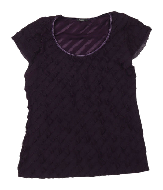 Roman Purple Women's Short Sleeve Scoop Neck T-Shirt