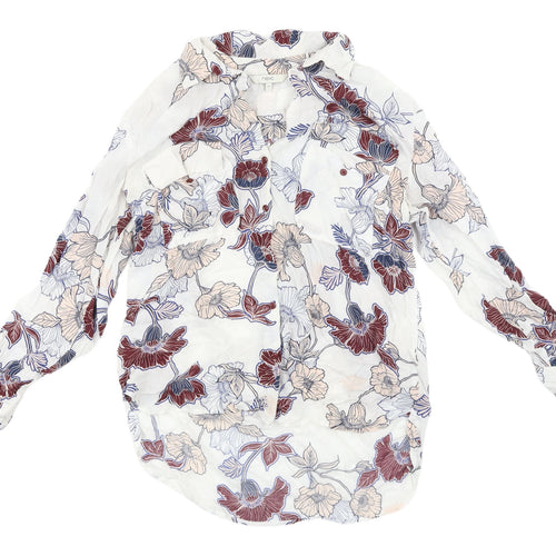 Next Women's Multicoloured Floral Button-Up Shirt Size 12