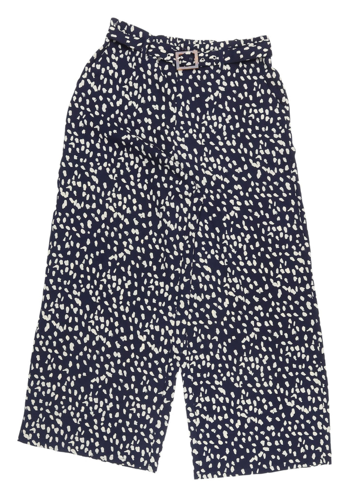 Girls on Film Women's Blue Cropped Trousers, Size 14