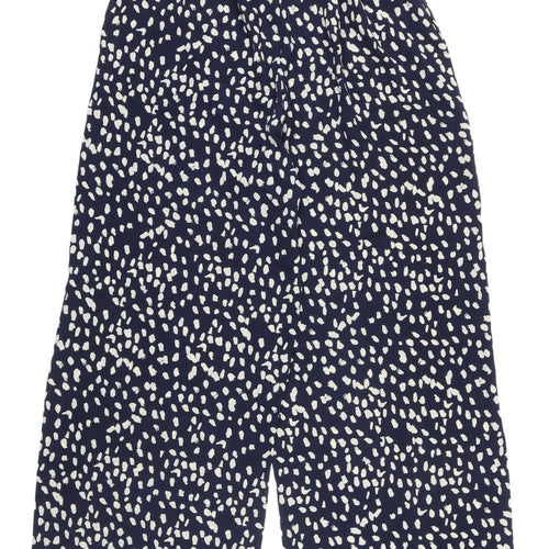 Girls on Film Women's Blue Cropped Trousers, Size 14