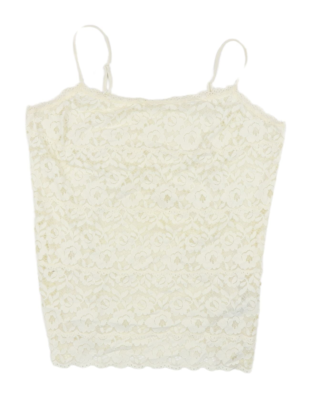 Marks and Spencer Women's Cream Floral Lace Camisole Top