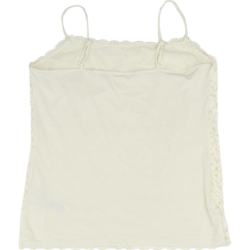 Marks and Spencer Women's Cream Floral Lace Camisole Top