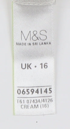 Marks and Spencer Women's Cream Floral Lace Camisole Top