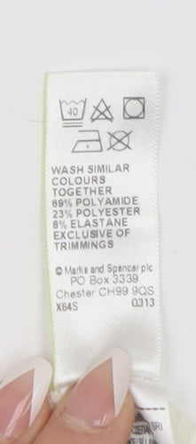 Marks and Spencer Women's Cream Floral Lace Camisole Top