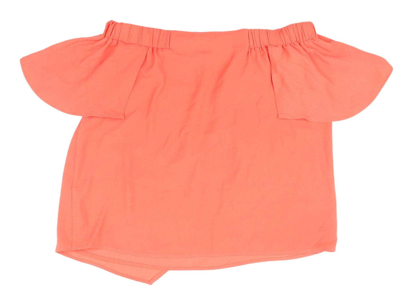 Marks and Spencer Women's Orange Off Shoulder Blouse