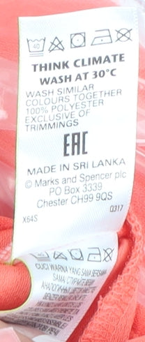 Marks and Spencer Women's Orange Off Shoulder Blouse