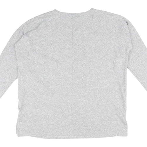 New Look Women's Grey Jersey Crew Neck T-Shirt M