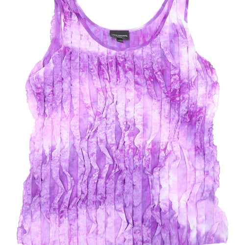 Antthony Studio Women's Purple Tank, Medium, Casual Sleeveless Top