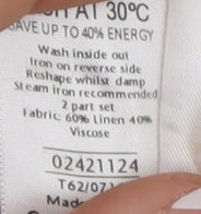 Marks and Spencer Women's Ivory Chino Shorts Size 14