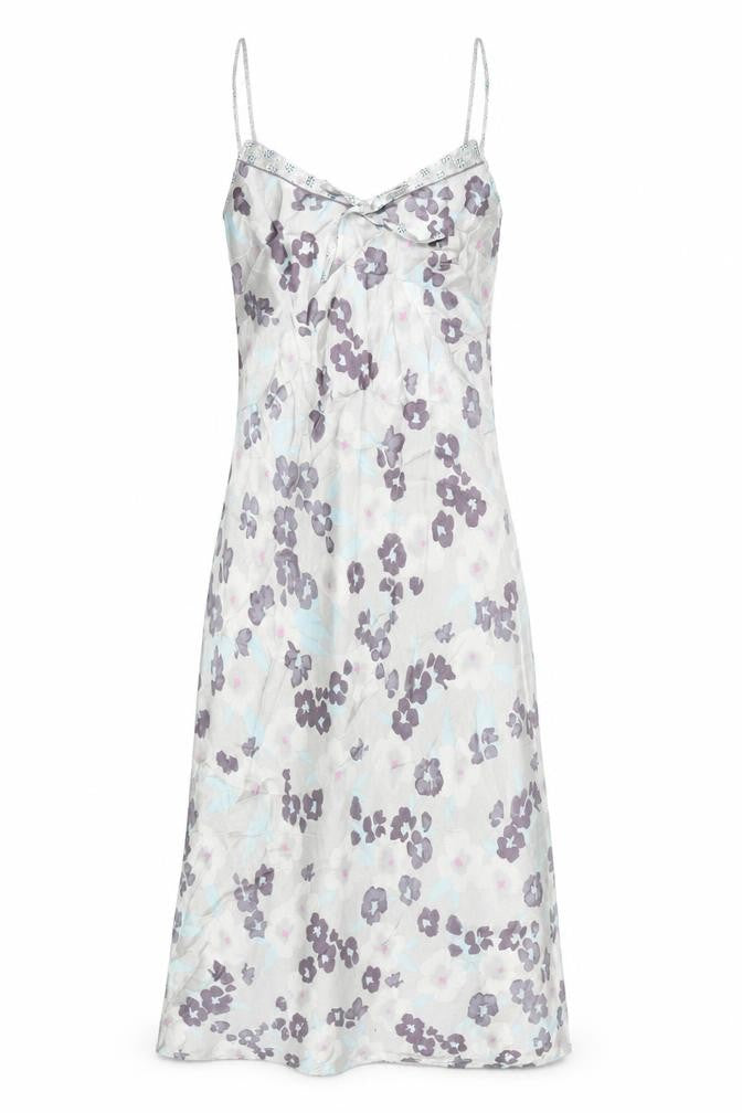 Front view of Marks & Spencer Floral Slip Dress, UK 8, Multicoloured