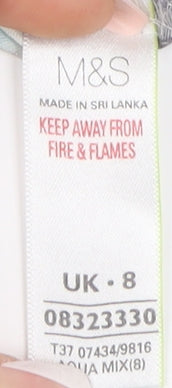 Marks and Spencer Floral Slip Dress, UK 8, Multicoloured