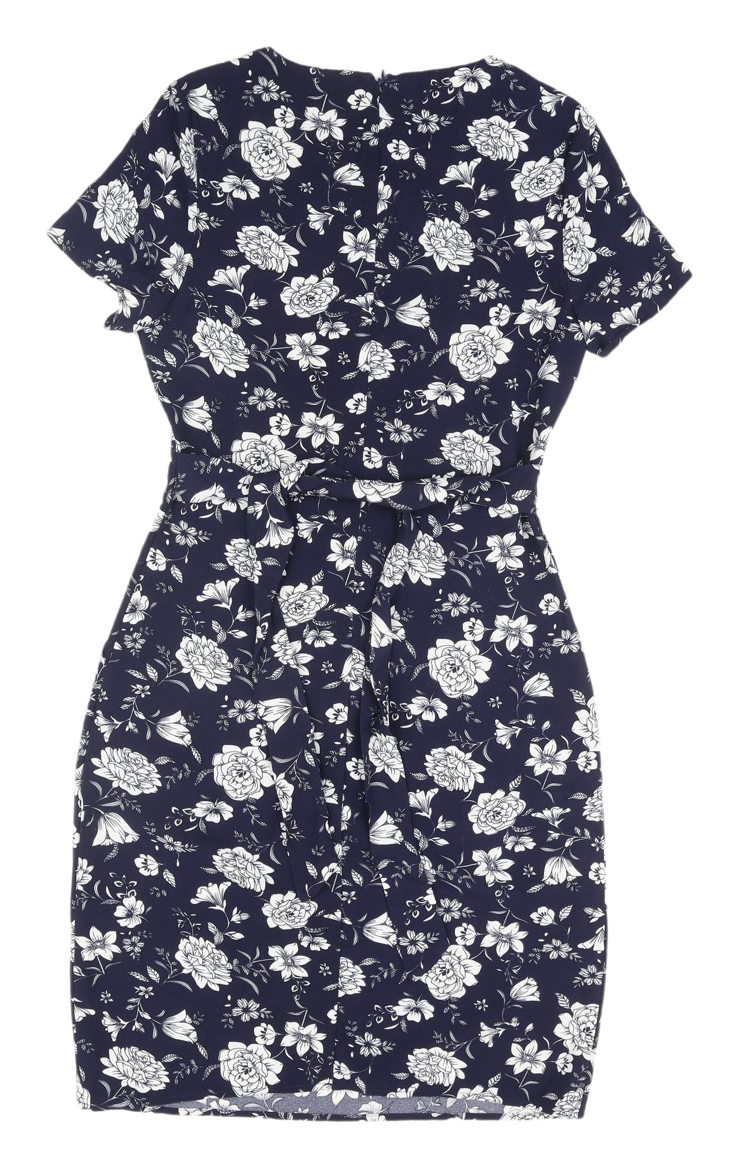 Yumi Women's Floral Sheath Dress Blue Size 8
