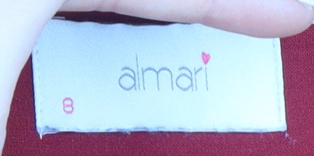 Almari Women's Red A-Line Party Dress, Size 8