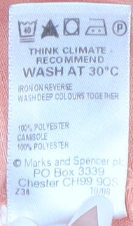 Marks & Spencer Women's Orange Button-Up Shirt, Size 14