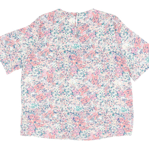 Marks and Spencer Floral Blouse for Women, Size 14