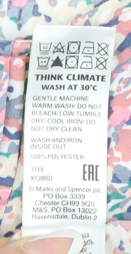 Marks and Spencer Floral Blouse for Women, Size 14