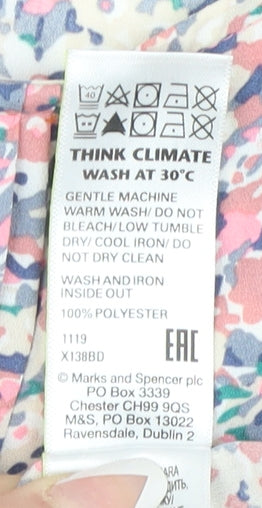 Marks and Spencer Floral Blouse for Women, Size 14