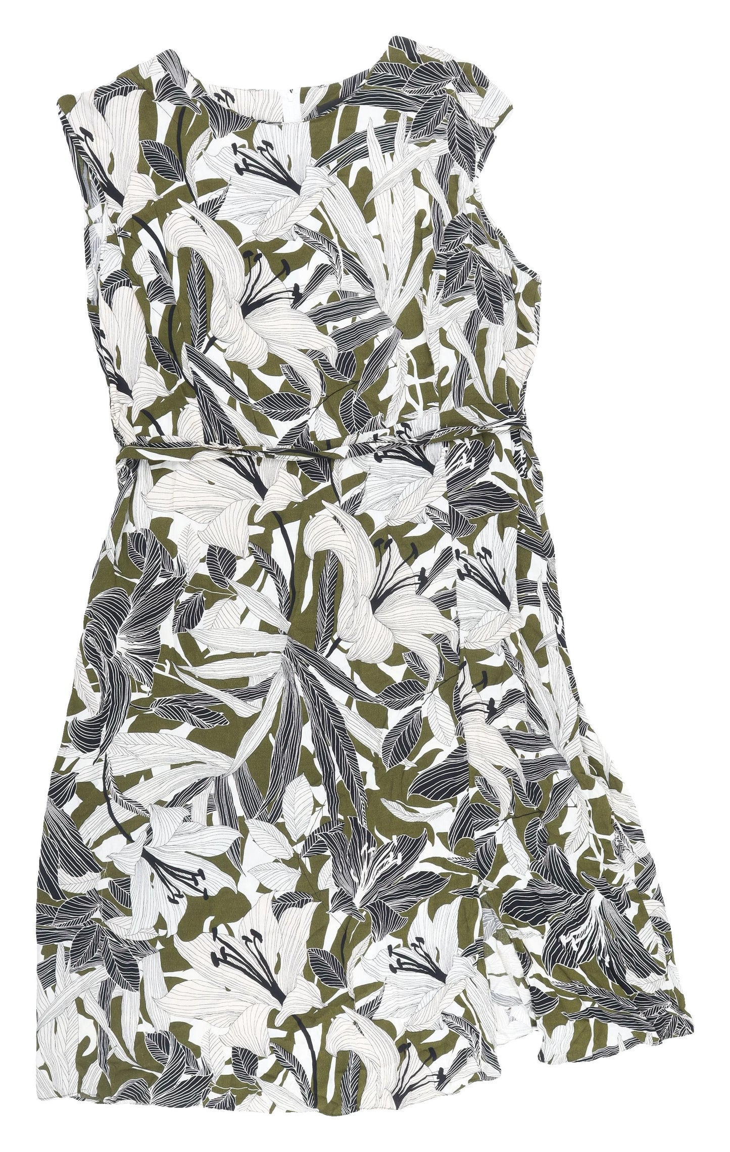 Wallis Women's Multicoloured A-Line Dress Size 20