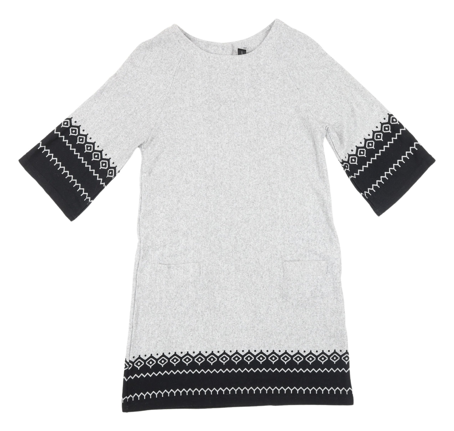 Izabel London Grey Shift Dress, Women, Size 12, Casual