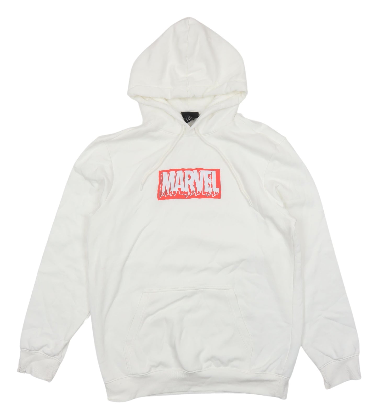 H&M Men's White Marvel Hoodie, M, Regular Fit