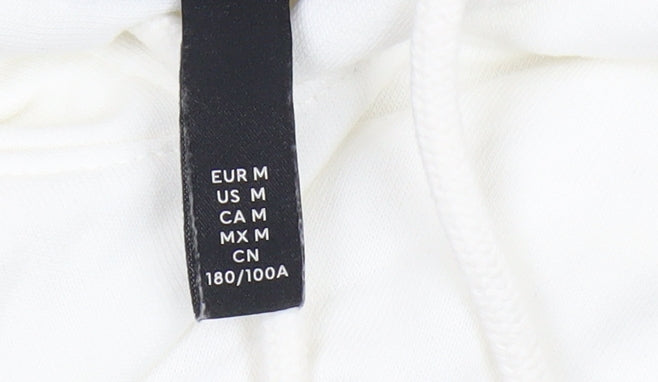 H&M Men's White Marvel Hoodie, M, Regular Fit