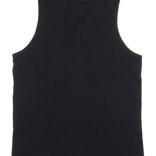 Gildan Men's Black Sleeveless Music Graphic Tank M