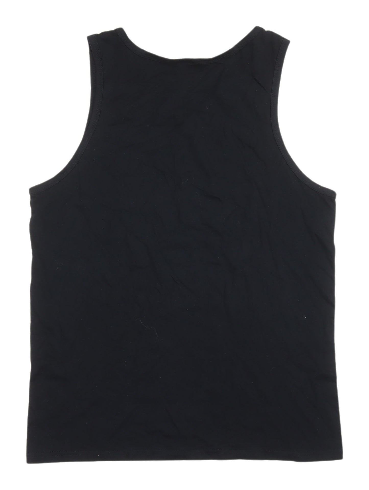 Gildan Men's Black Sleeveless Music Graphic Tank M