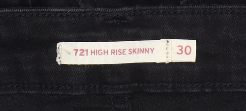 Levi's Women's Black Skinny Jeans Size 30 High Rise
