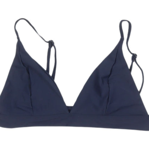 Marks and Spencer Blue Triangle Swim Top UK 14 Women