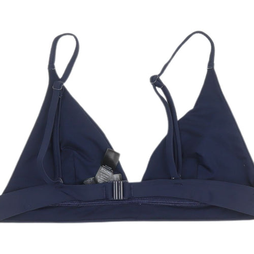 Marks and Spencer Blue Triangle Swim Top UK 14 Women