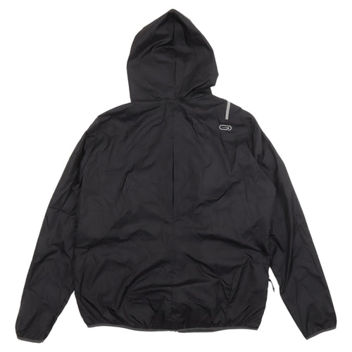 Decathlon Unisex Black Windbreaker Jacket Size 20