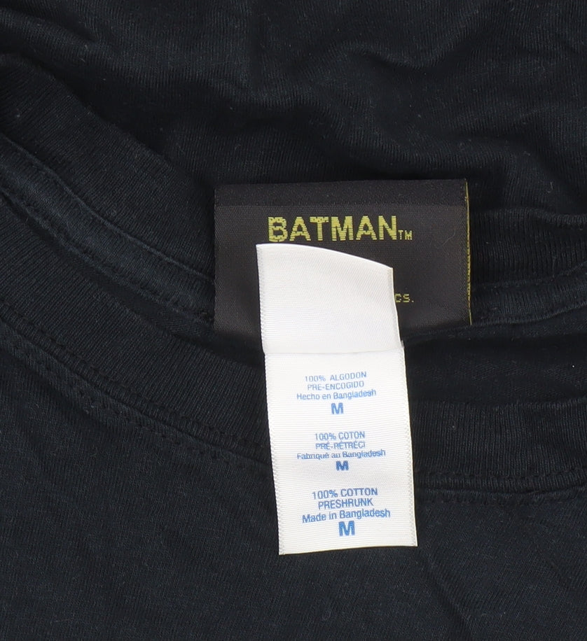 Gildan Batman Black Men's T-Shirt M Short Sleeve