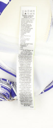 Marks and Spencer Blue Bikini Top Size 8 Women
