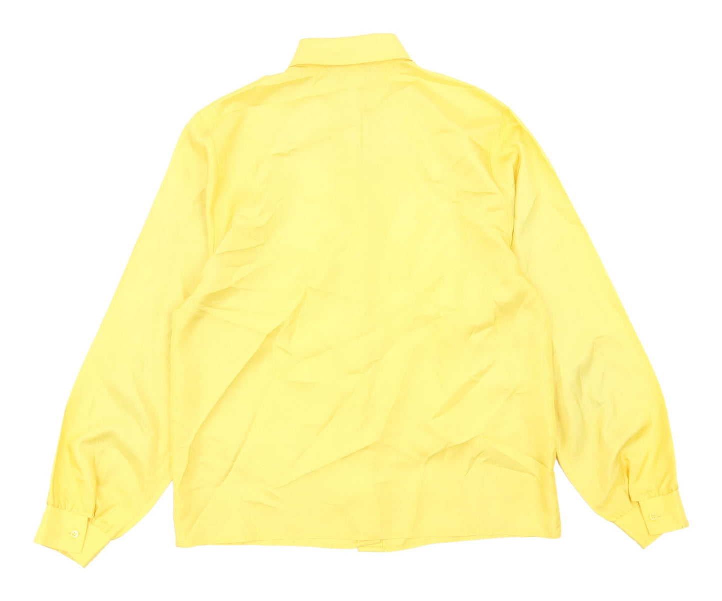 Principles Women's Yellow Button-Up Shirt Size 12