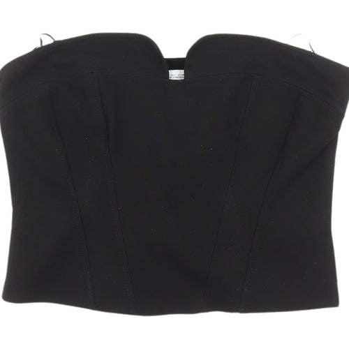 Zara Black Strapless Camisole Blouse, Women's L