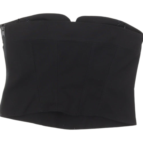 Zara Black Strapless Camisole Blouse, Women's L