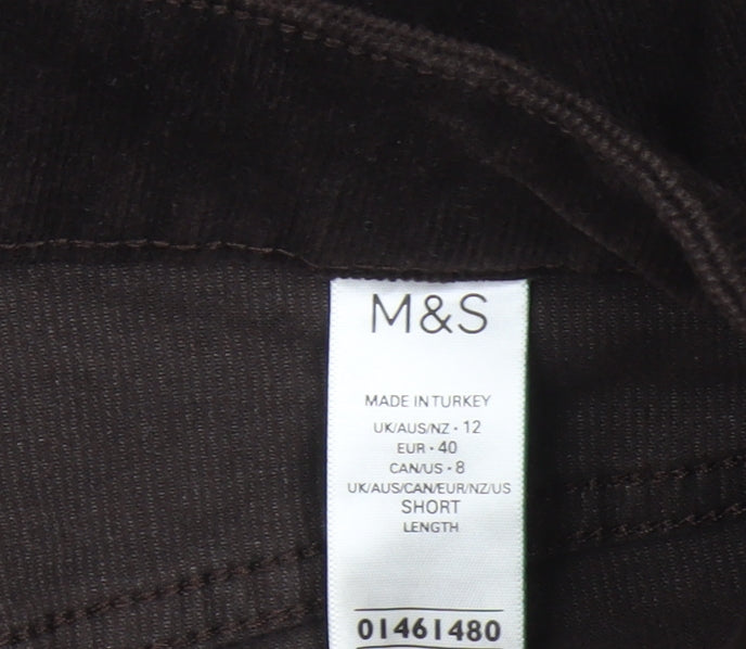 Marks and Spencer Women's Brown Flared Trousers Size 12