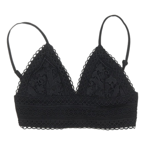 Shareen Collections Black Lace Camisole Tank for Women