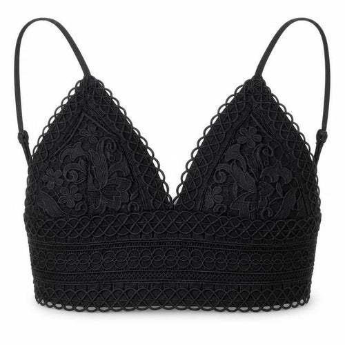 Shareen Collections Black Lace Camisole Tank for Women