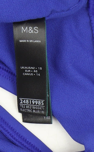 Marks and Spencer Blue Bandeau Top