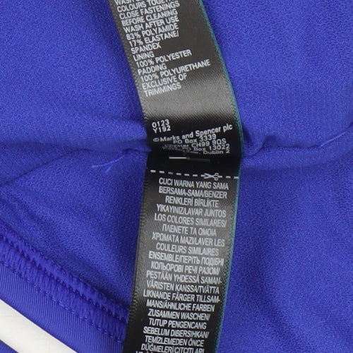 Marks and Spencer Blue Bandeau Top
