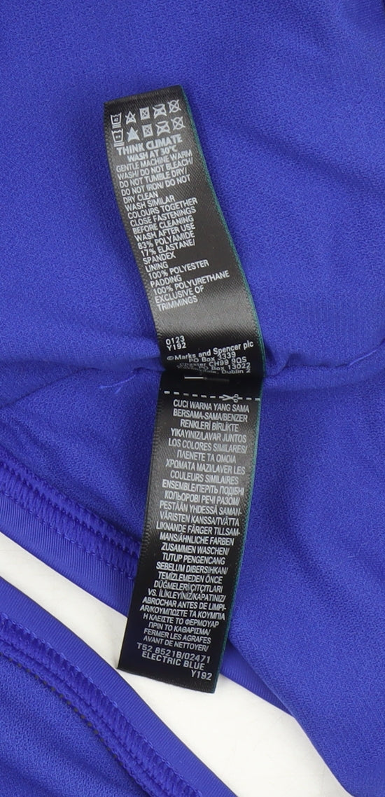 Marks and Spencer Blue Bandeau Top