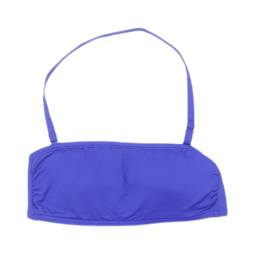 Marks and Spencer Women's Blue Bandeau Top Size 8