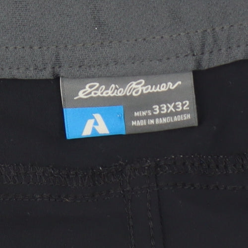 Eddie Bauer Men's Black Trousers Size 33