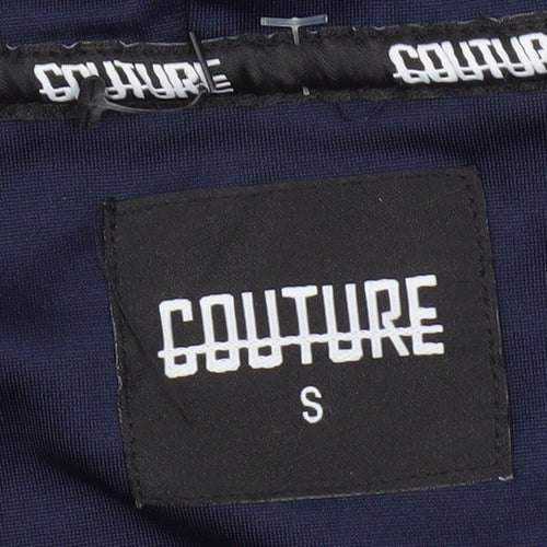 Couture Men's Blue Full Zip Hoodie S