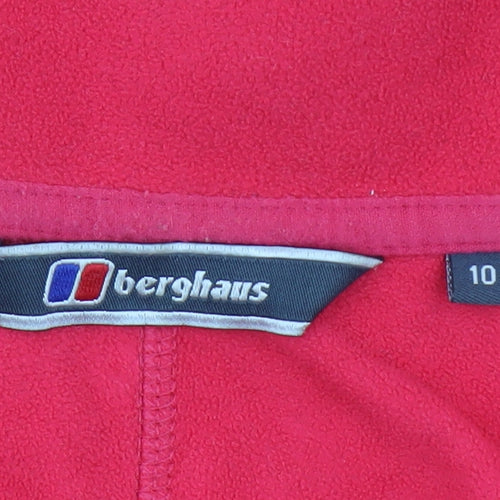 Berghaus Women's Red Fleece Jacket Size 10